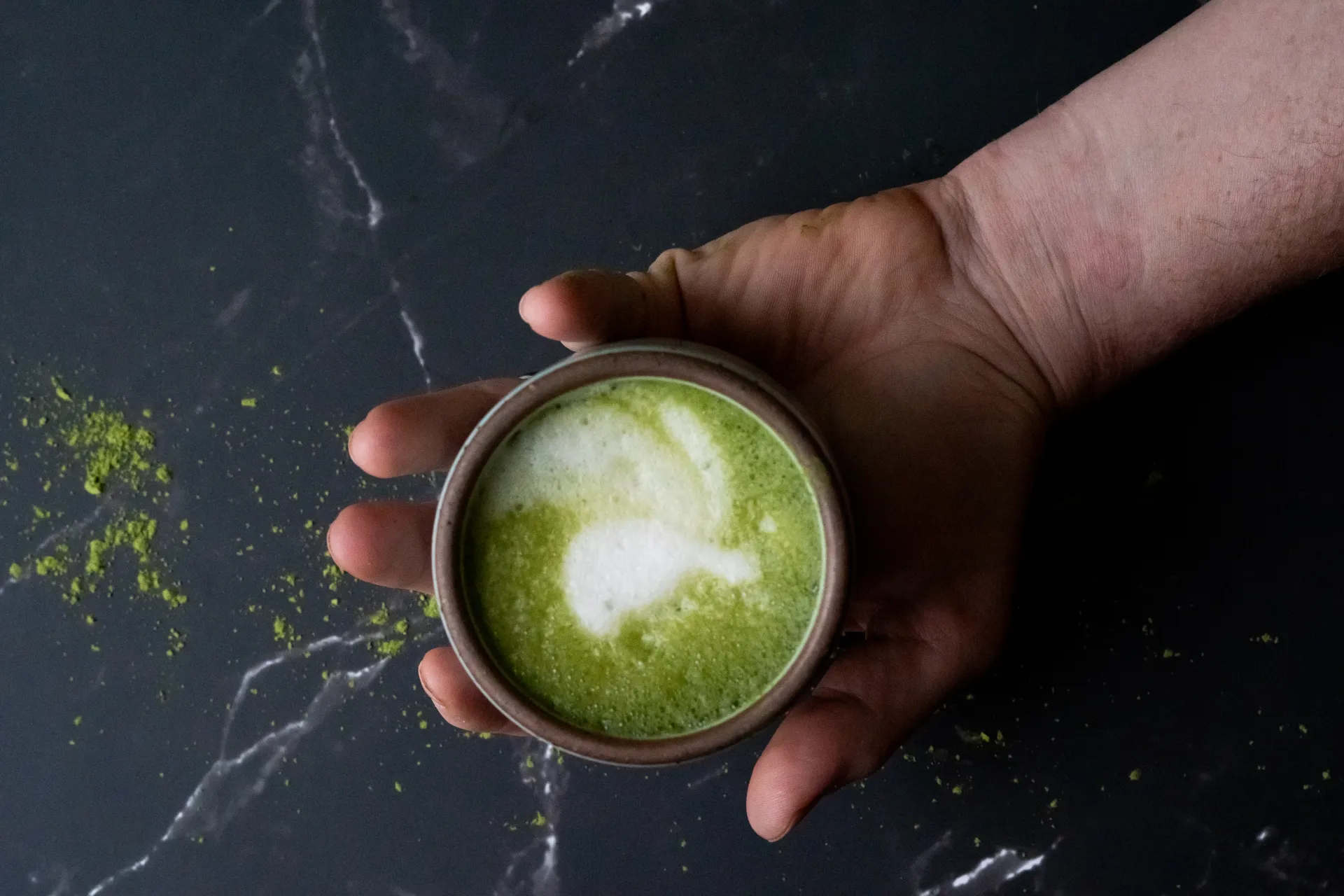 Outdoor matcha gathering